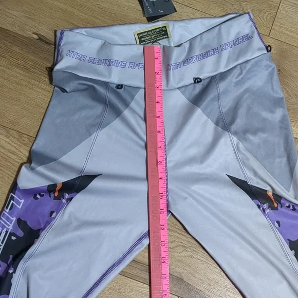 XOA Xtraordinary Apparel purple leggings size Large - Picture 9 of 13